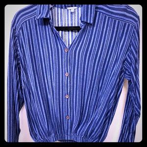Charlotte Russe Navy Blouse
